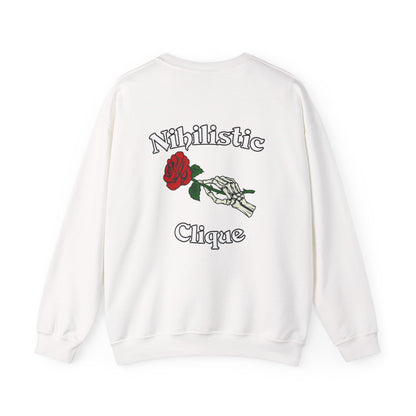 Nihilistic Clique Rose Crewneck Sweatshirt