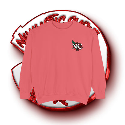 NC Rose Dyed Embroidered Crew Neck