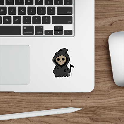Grimmie the Grim Reaper Die-Cut Sticker