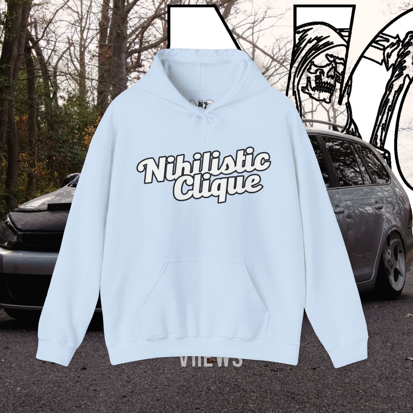 Nihilistic Clique Baseball Hoodie