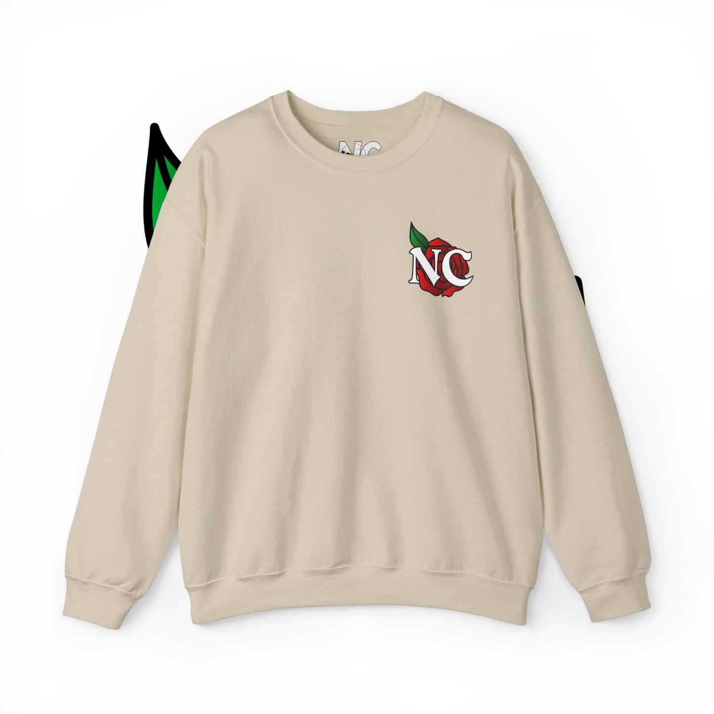 Nihilistic Clique Rose Crewneck Sweatshirt