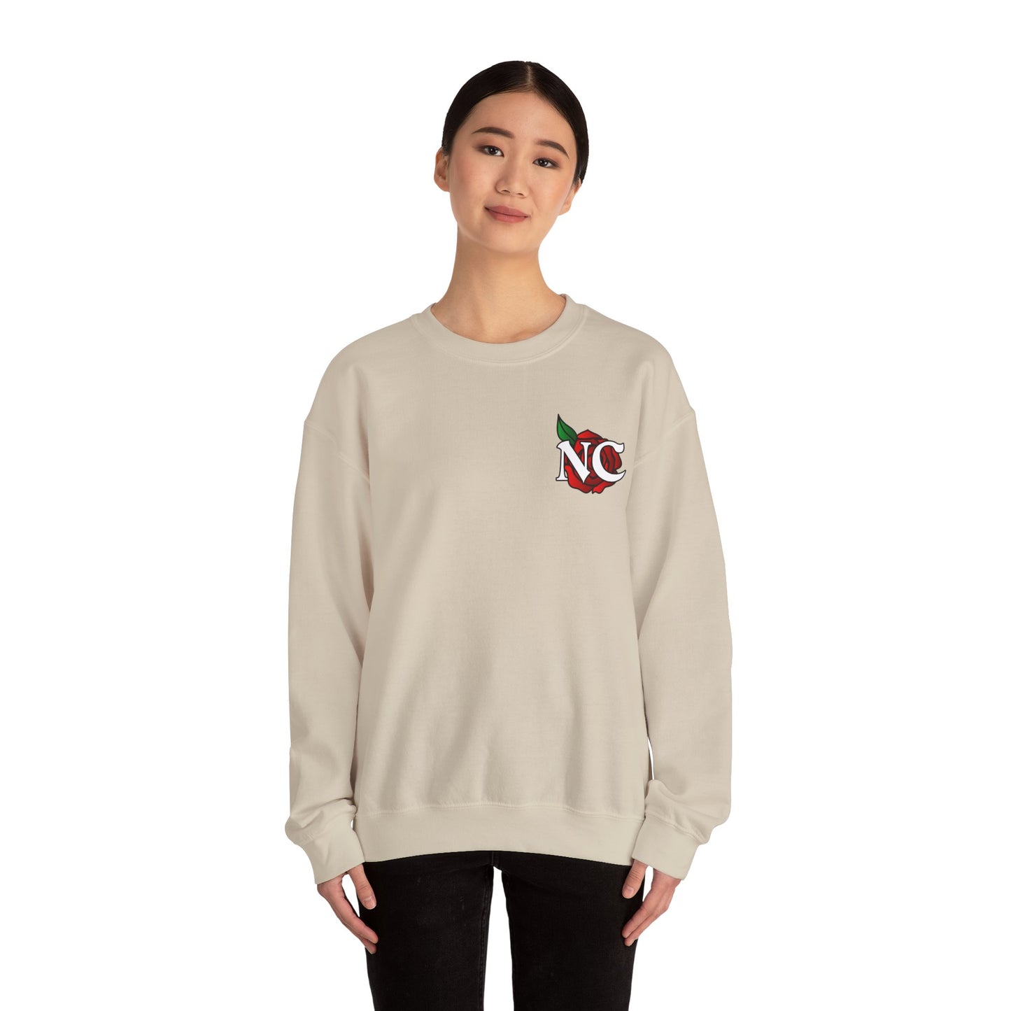 Nihilistic Clique Rose Crewneck Sweatshirt