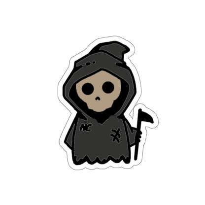 Grimmie the Grim Reaper Die-Cut Sticker