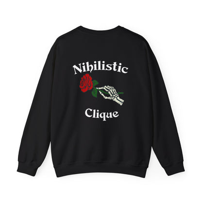 Nihilistic Clique Rose Crewneck Sweatshirt