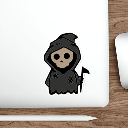 Grimmie the Grim Reaper Die-Cut Sticker