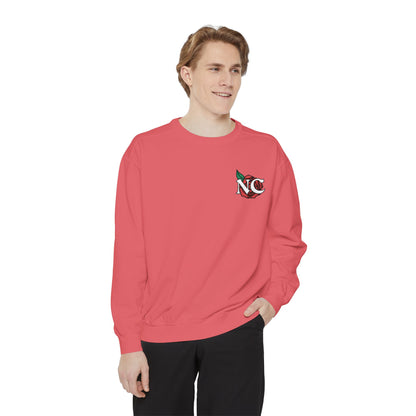 NC Rose Dyed Embroidered Crew Neck