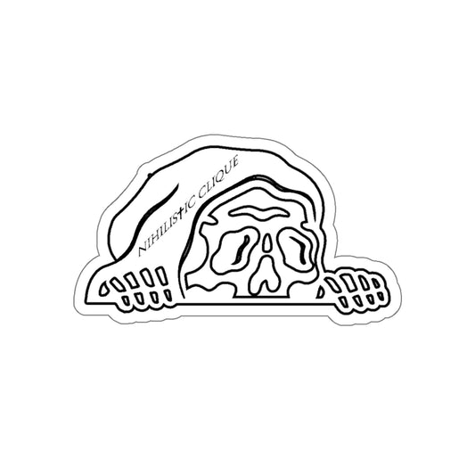 Grim Reaper Peeking Sticker