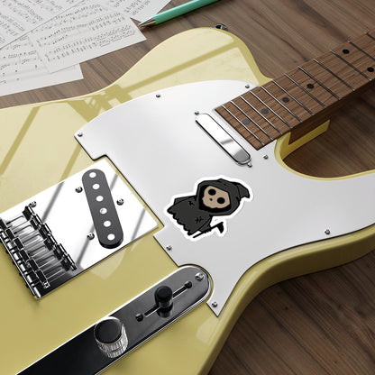 Grimmie the Grim Reaper Die-Cut Sticker