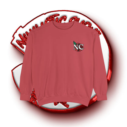 NC Rose Dyed Embroidered Crew Neck