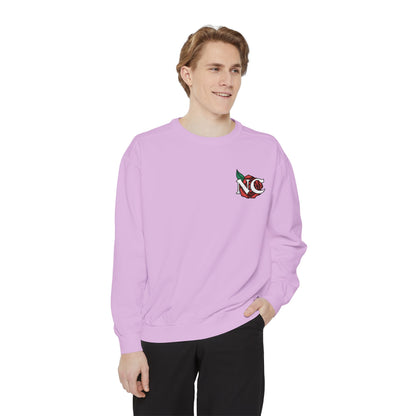 NC Rose Dyed Embroidered Crew Neck