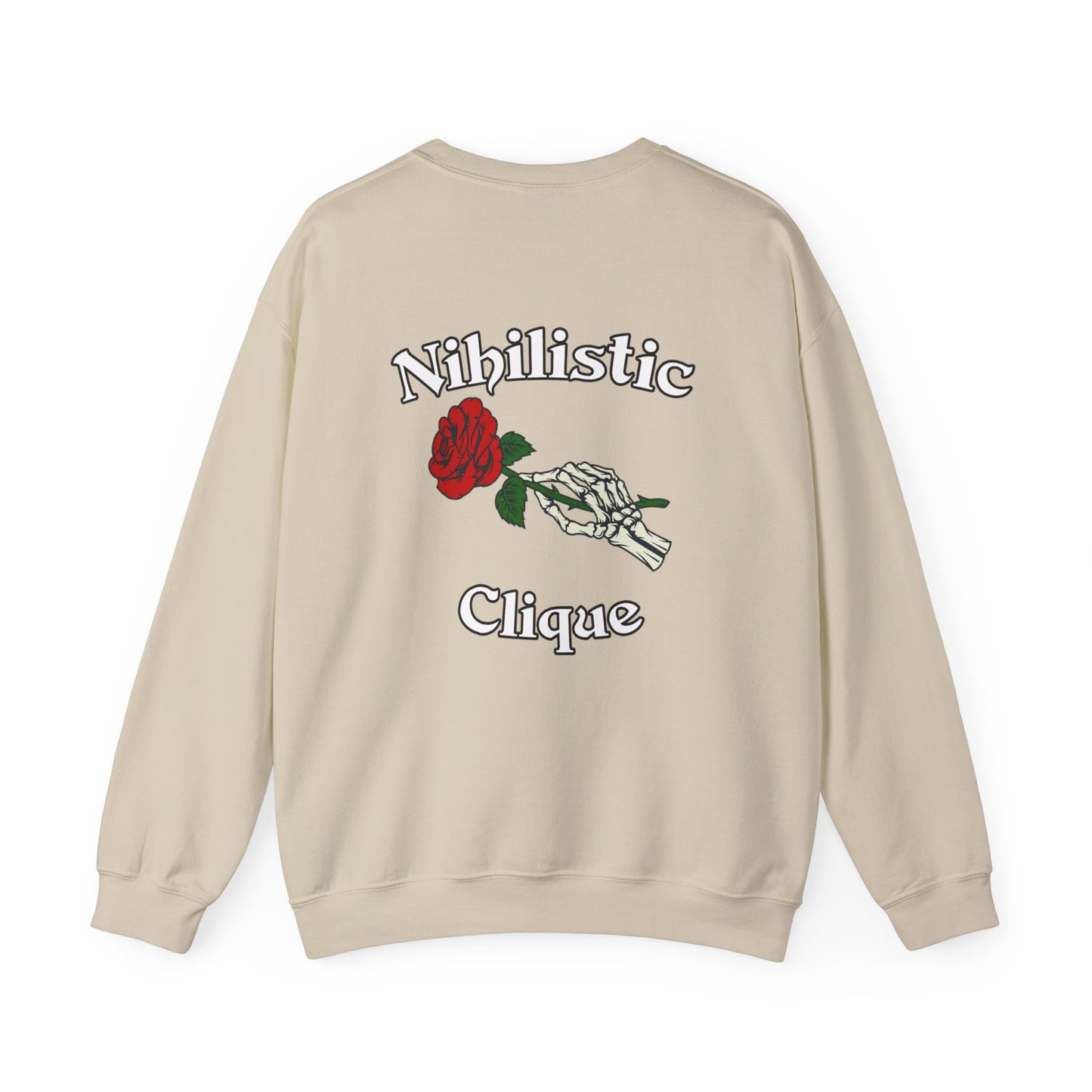 Nihilistic Clique Rose Crewneck Sweatshirt