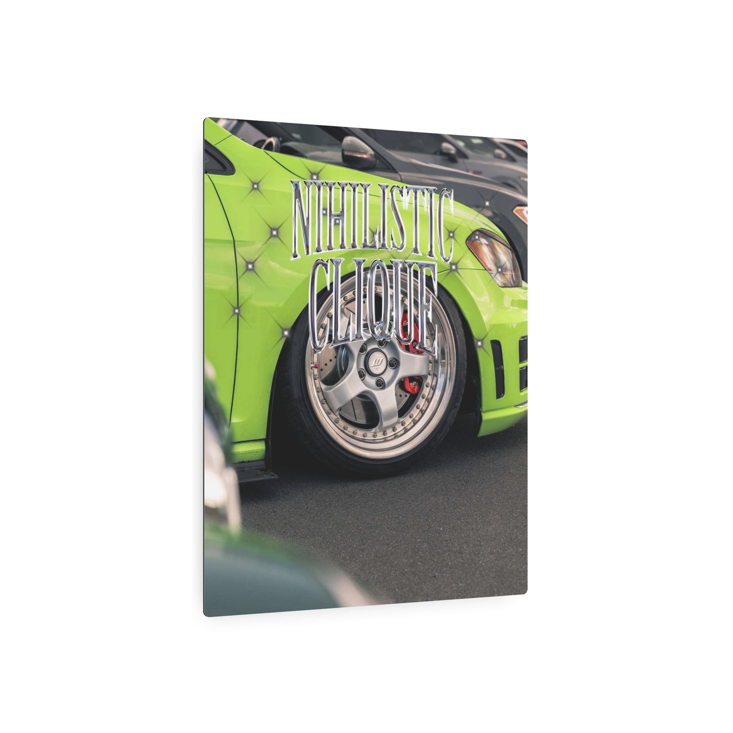 Nihilistic Clique Metal Art Sign