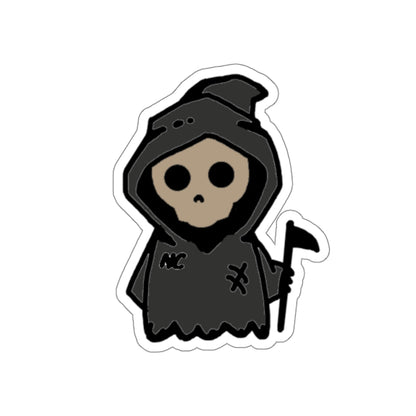 Grimmie the Grim Reaper Die-Cut Sticker