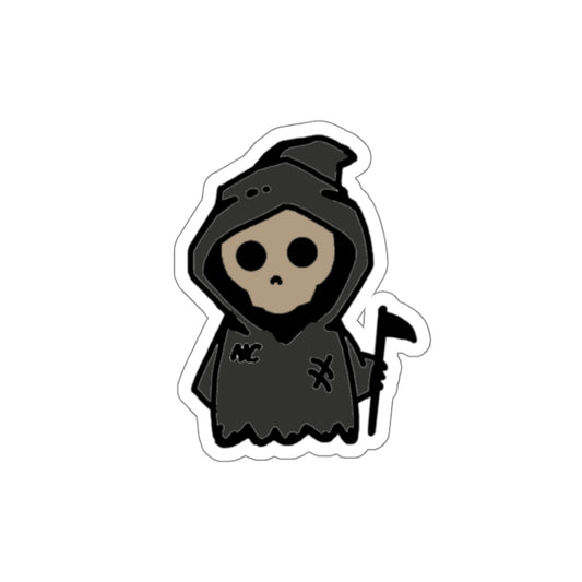 Grimmie the Grim Reaper Die-Cut Sticker