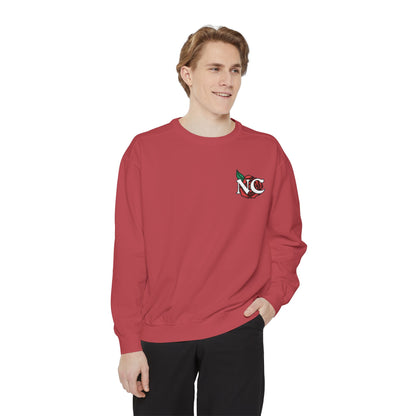NC Rose Dyed Embroidered Crew Neck