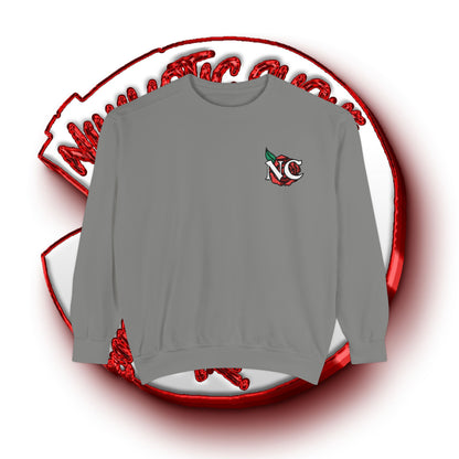 NC Rose Dyed Embroidered Crew Neck