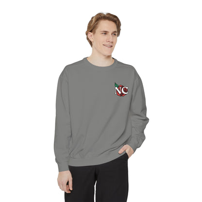 NC Rose Dyed Embroidered Crew Neck
