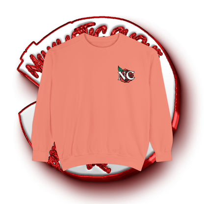 NC Rose Dyed Embroidered Crew Neck