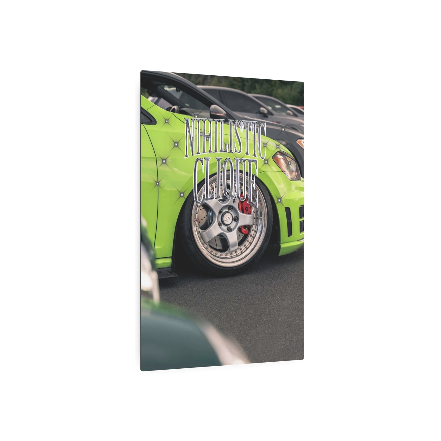 Nihilistic Clique Metal Art Sign