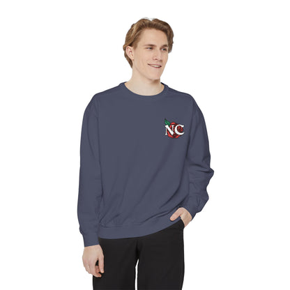 NC Rose Dyed Embroidered Crew Neck
