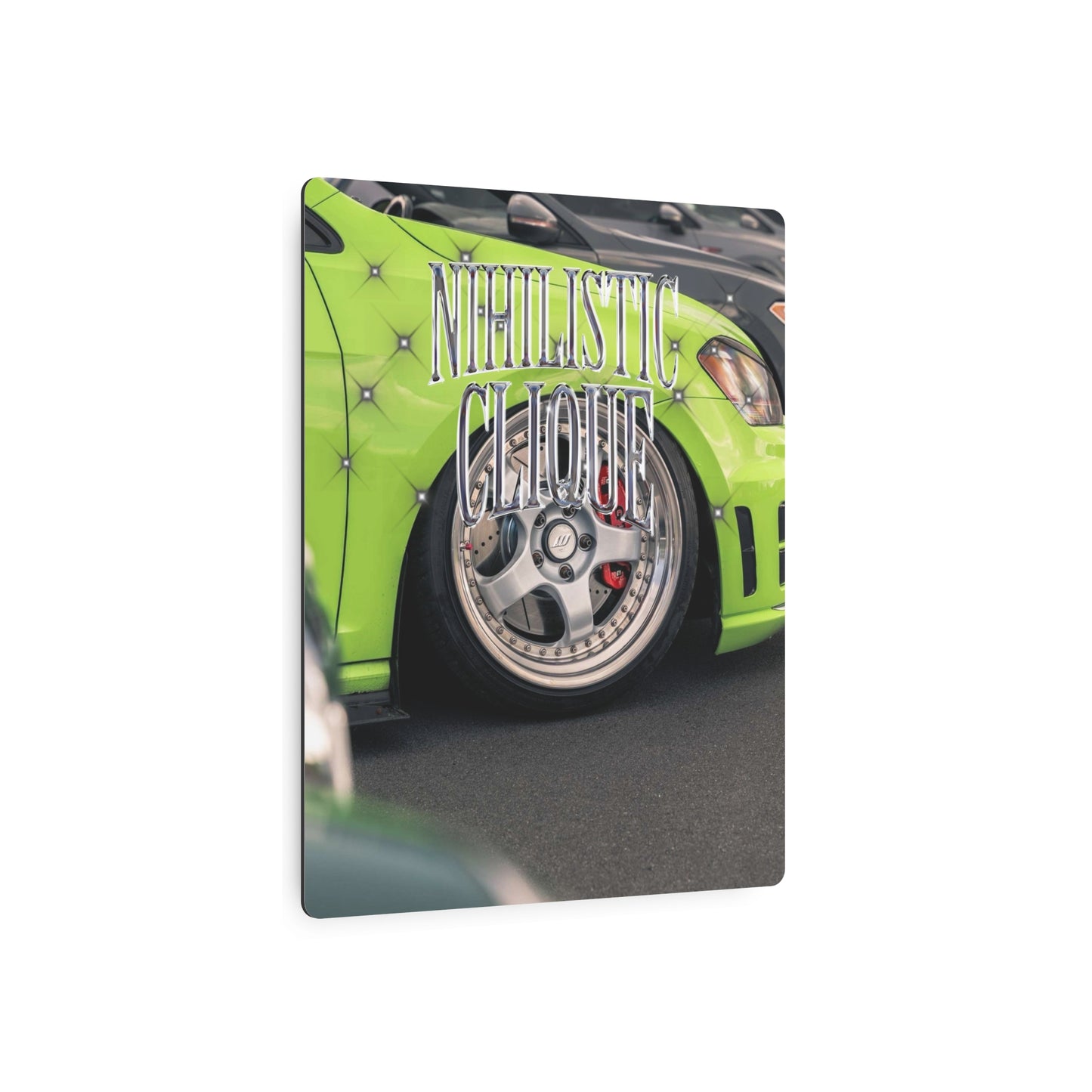 Nihilistic Clique Metal Art Sign