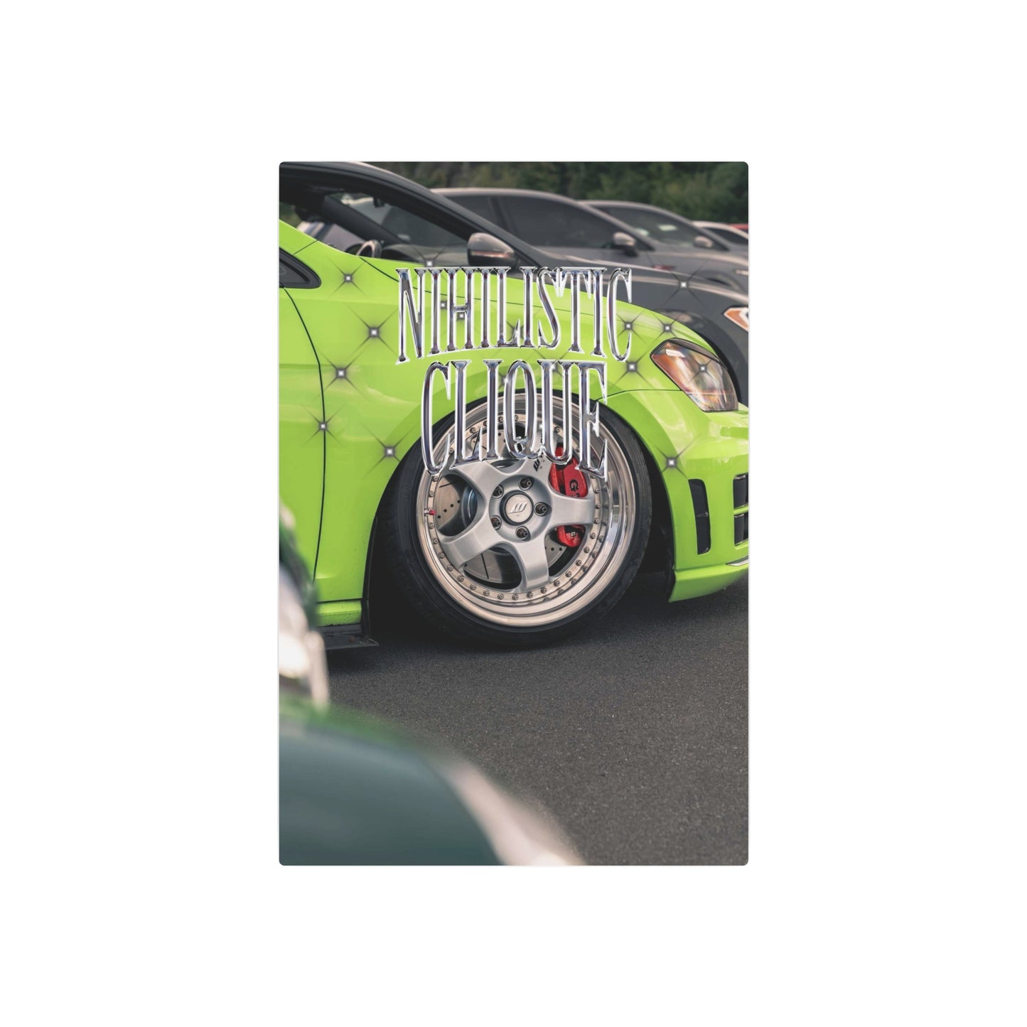 Nihilistic Clique Metal Art Sign