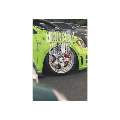 Nihilistic Clique Metal Art Sign